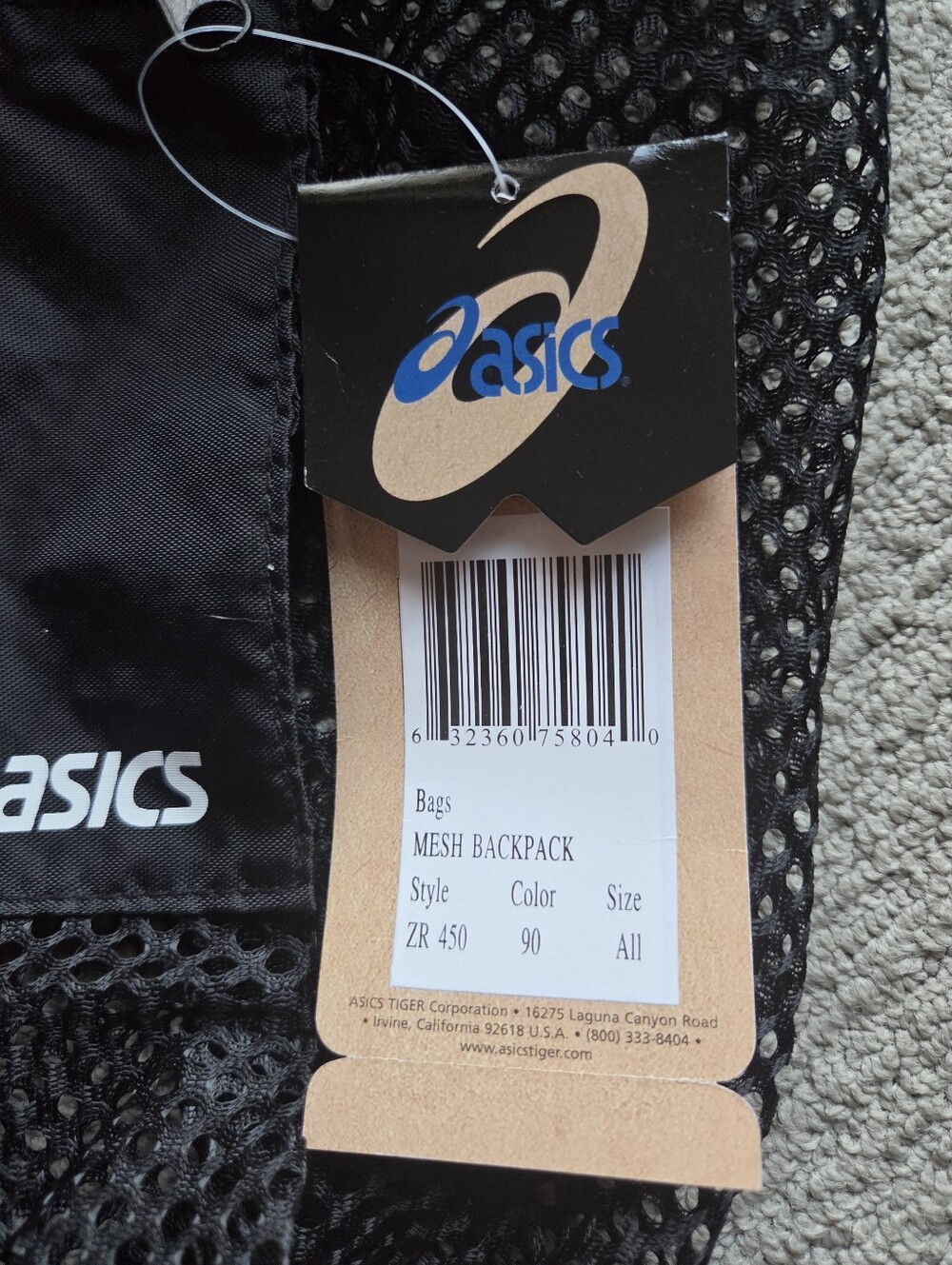 Asics Mesh Backpack - Picture 3 of 4